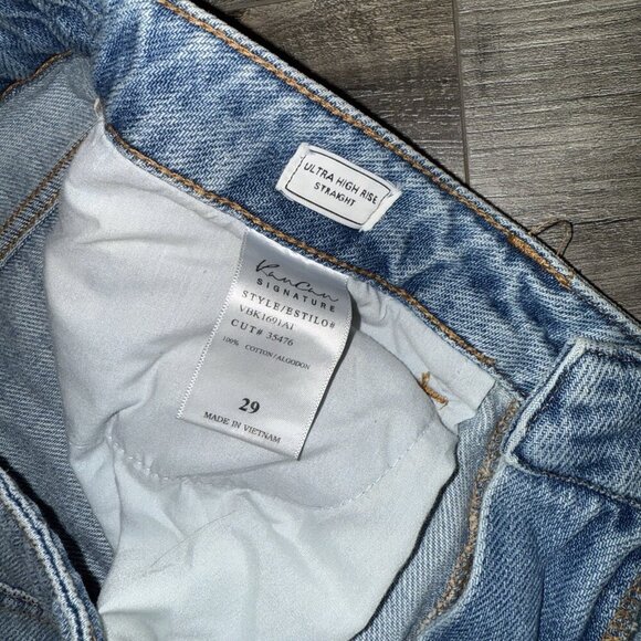 KanCan Raven Ultra High Rise Slim Straight Leg Jeans Women’s SZ. 29 - Picture 6 of 6